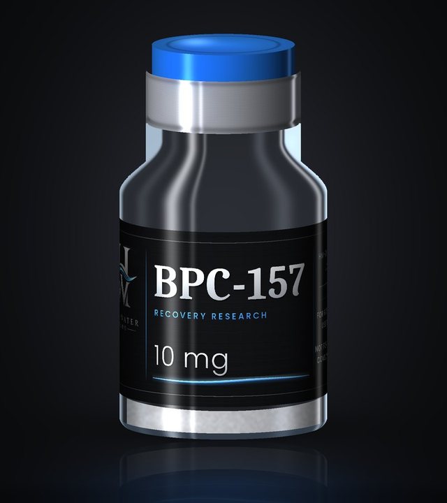 BPC-157 10mg vial with Highwater Labs label