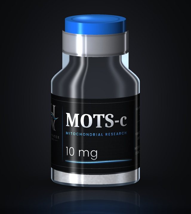 MOTS-c 10mg vial with Highwater Labs label