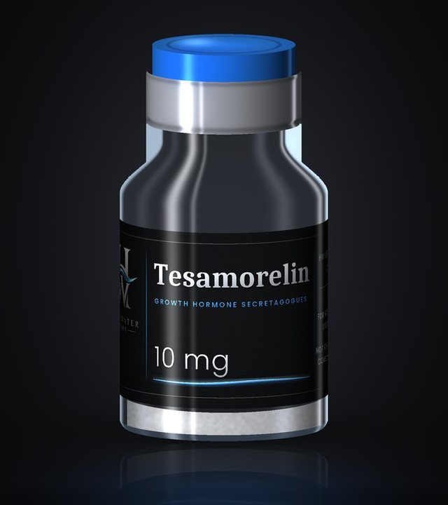 Tesamorelin 10mg vial with Highwater Labs label
